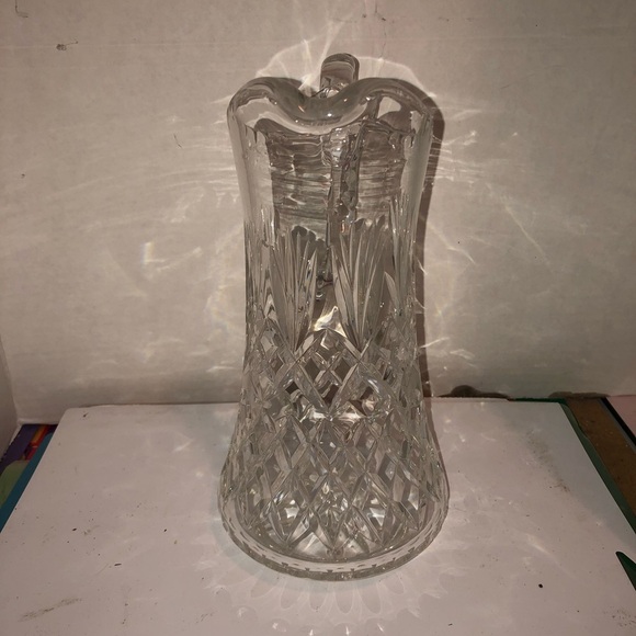 Vintage exquisite Crystal water or juice pitcher- 10” tall aprox- gorgeous. - Picture 2 of 8